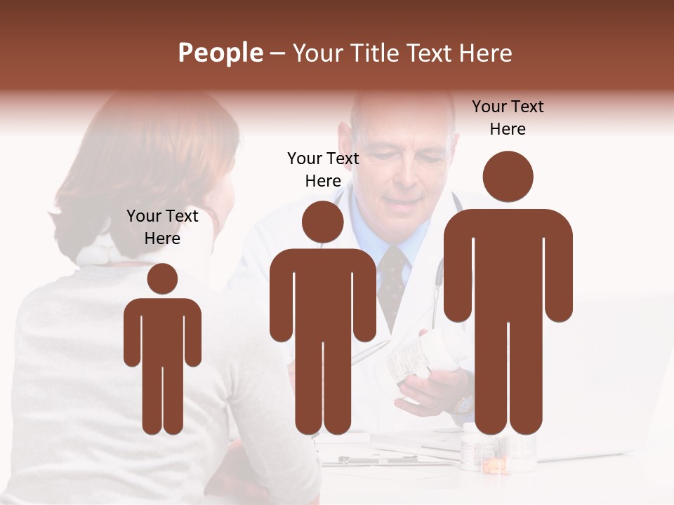 Senior Pharmaceutical Worker PowerPoint Template