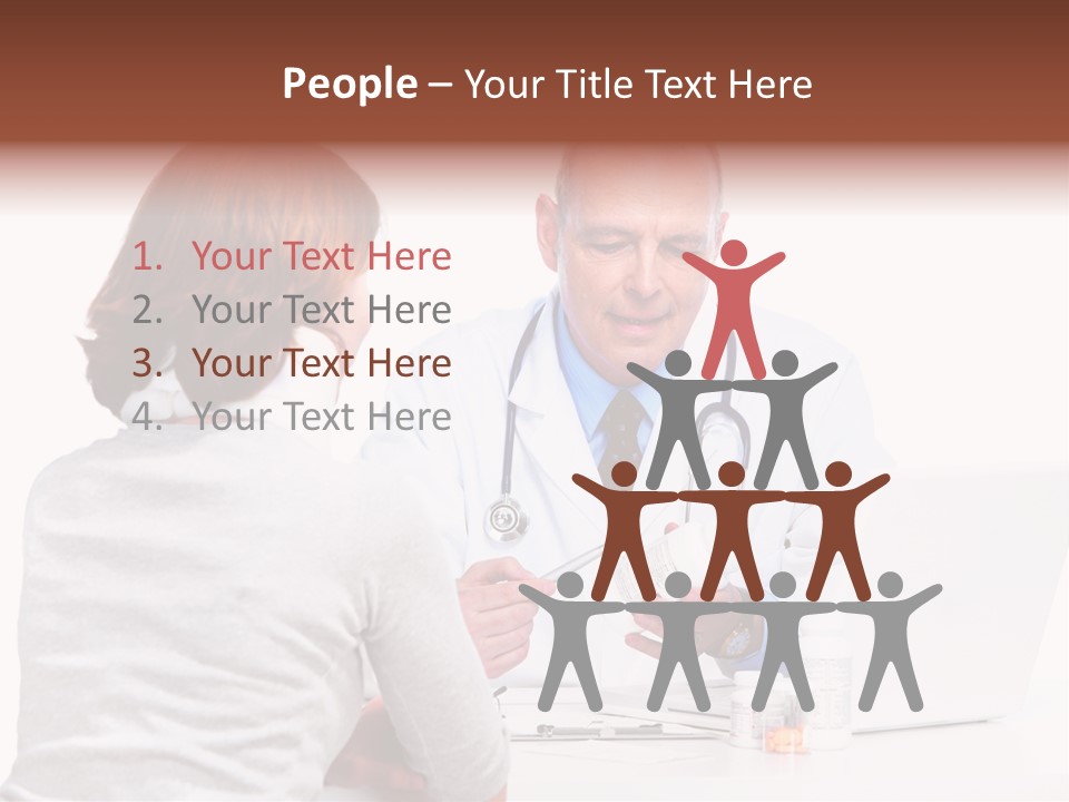Senior Pharmaceutical Worker PowerPoint Template