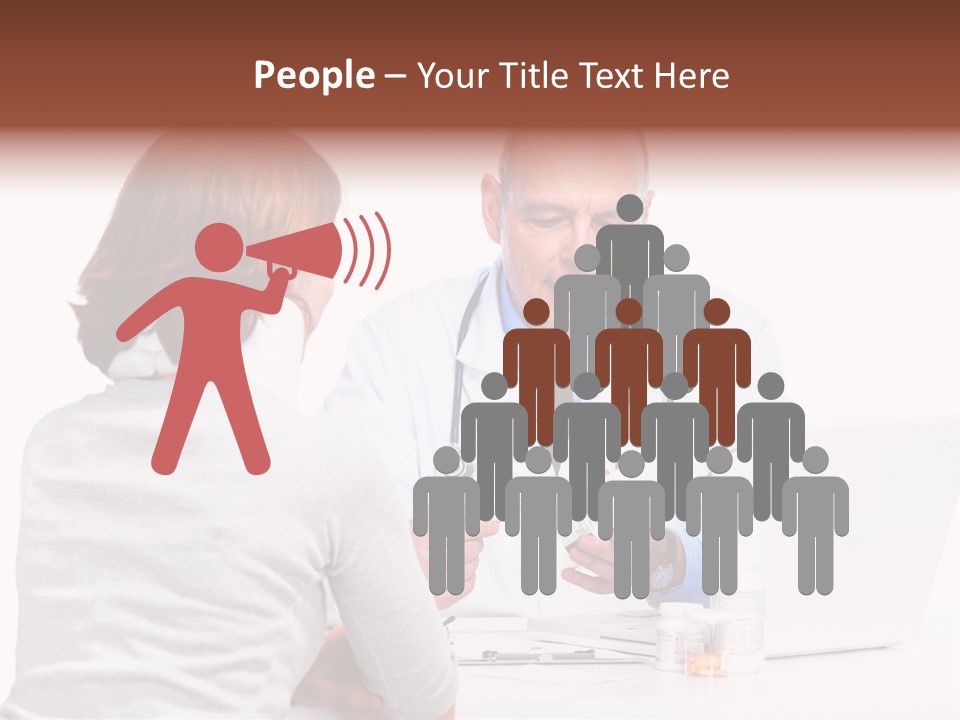 Senior Pharmaceutical Worker PowerPoint Template