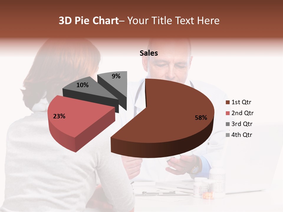 Senior Pharmaceutical Worker PowerPoint Template