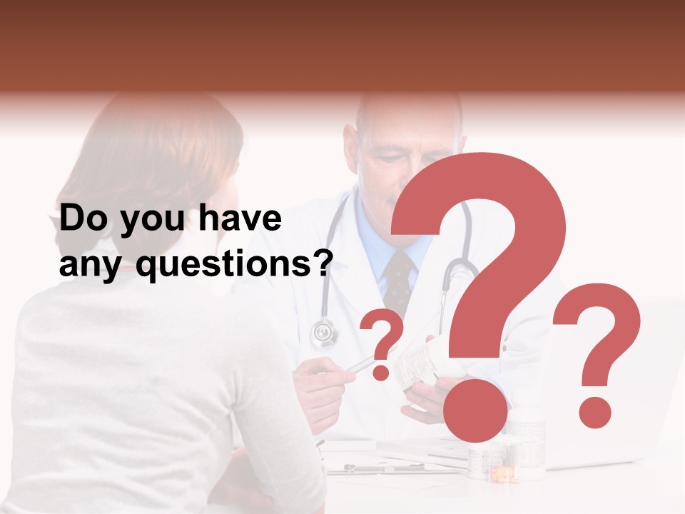 Senior Pharmaceutical Worker PowerPoint Template