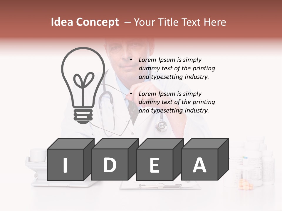 Medicine Pills Ill PowerPoint Template