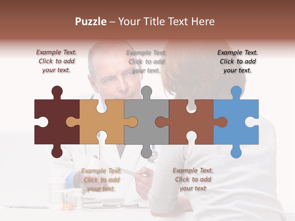 Senior Care Pain PowerPoint Template