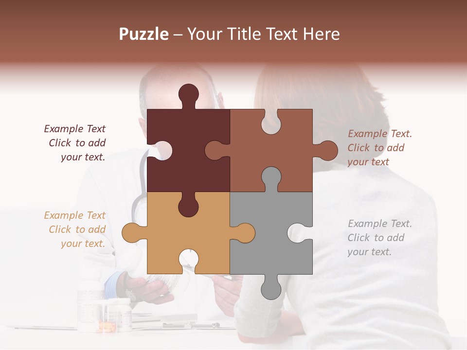 Senior Care Pain PowerPoint Template