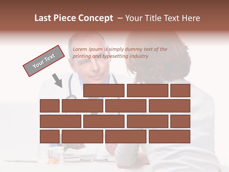 Senior Care Pain PowerPoint Template