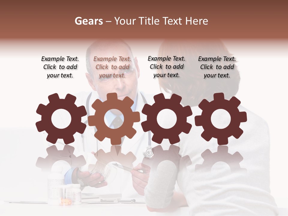 Senior Care Pain PowerPoint Template