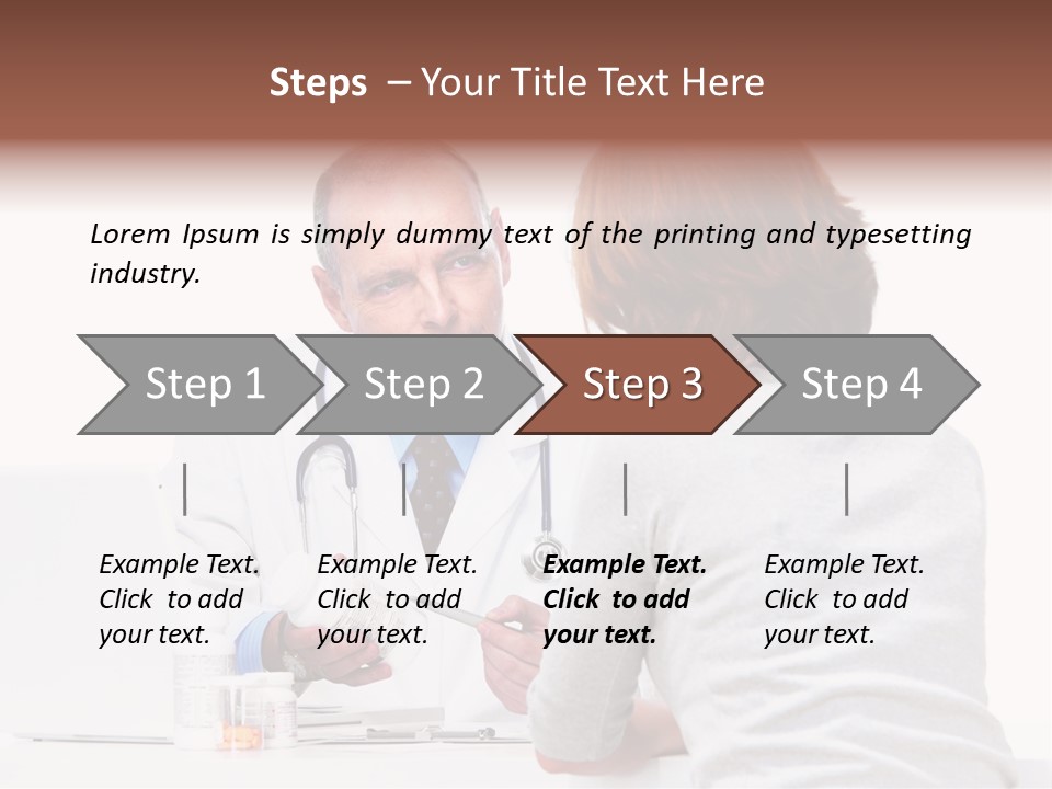 Senior Care Pain PowerPoint Template