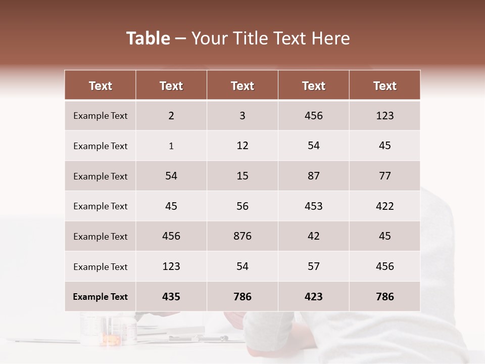 Senior Care Pain PowerPoint Template