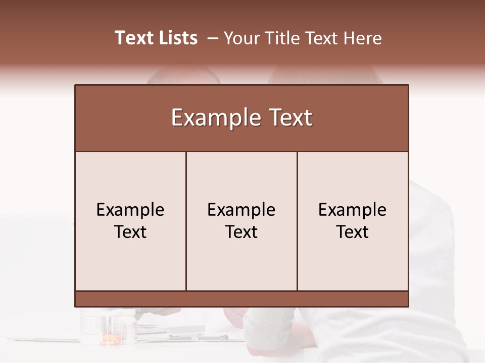 Senior Care Pain PowerPoint Template