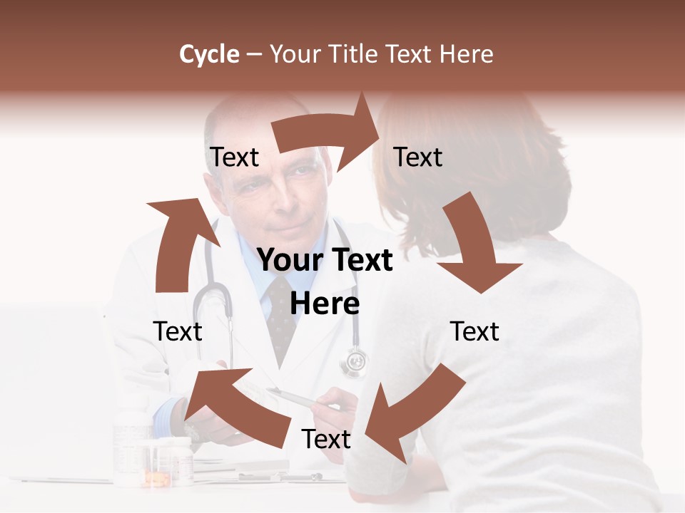 Senior Care Pain PowerPoint Template