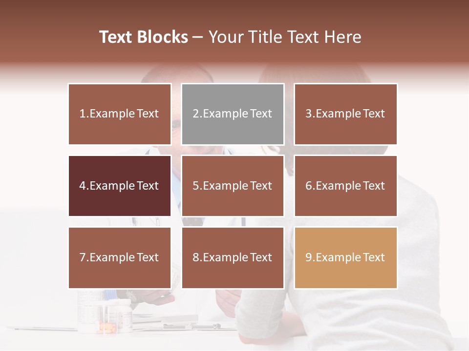 Senior Care Pain PowerPoint Template