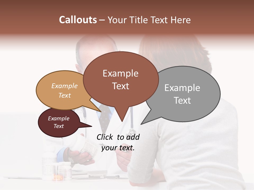 Senior Care Pain PowerPoint Template