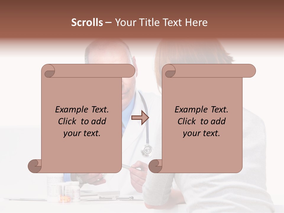 Senior Care Pain PowerPoint Template