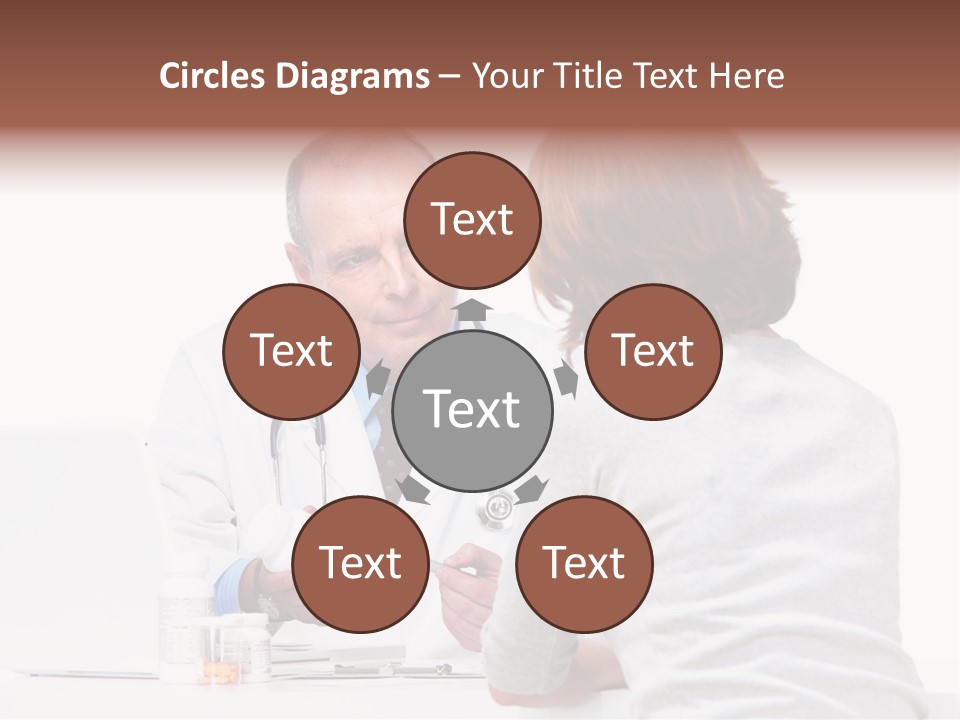 Senior Care Pain PowerPoint Template