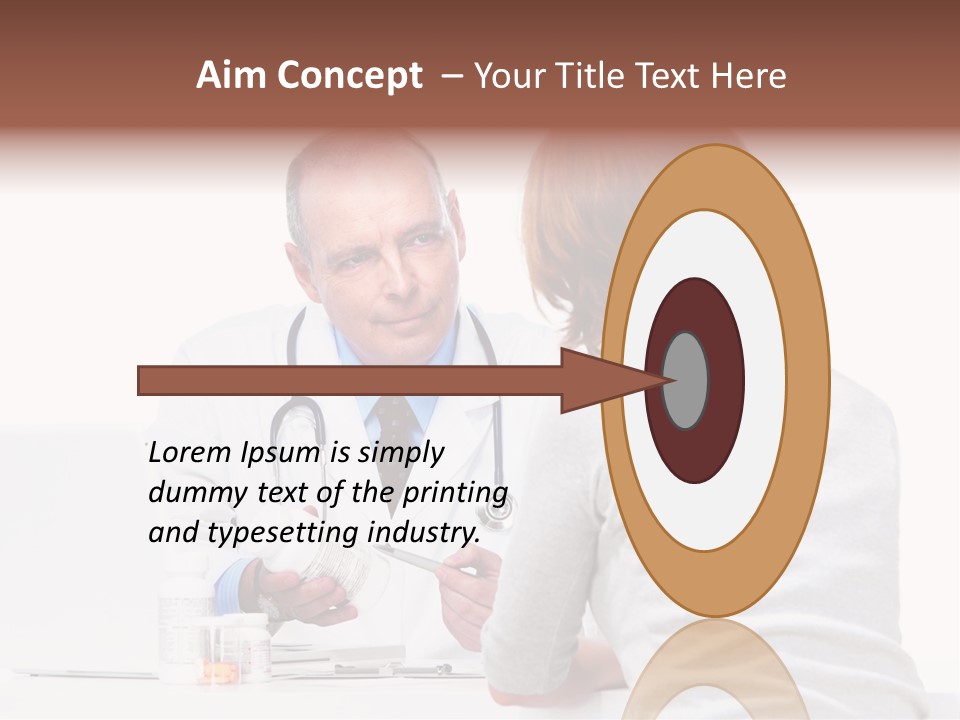 Senior Care Pain PowerPoint Template