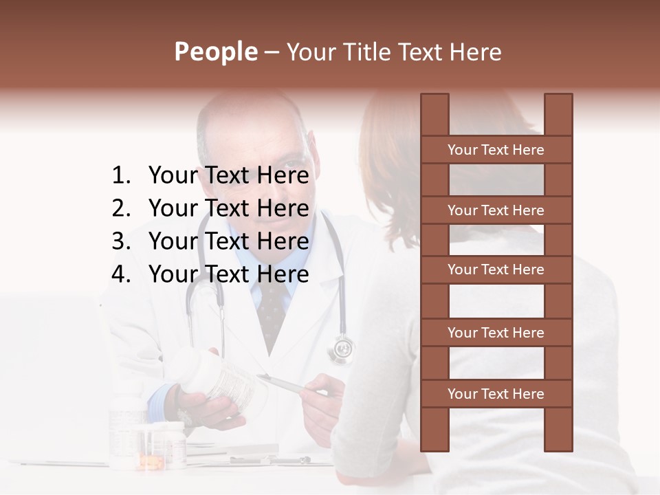 Senior Care Pain PowerPoint Template