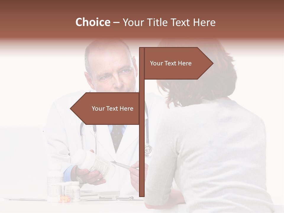 Senior Care Pain PowerPoint Template