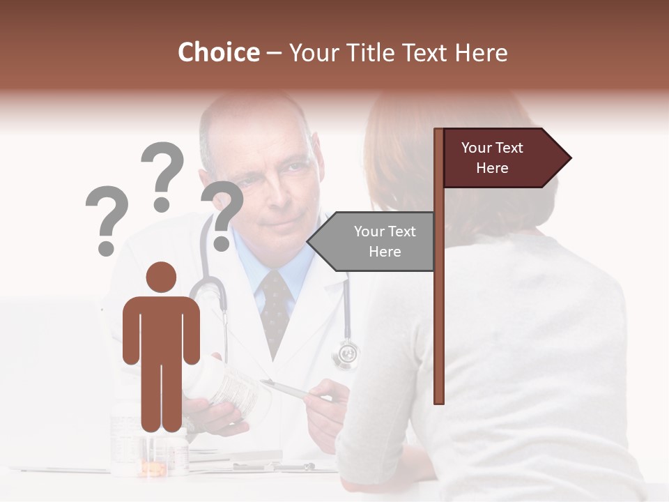 Senior Care Pain PowerPoint Template