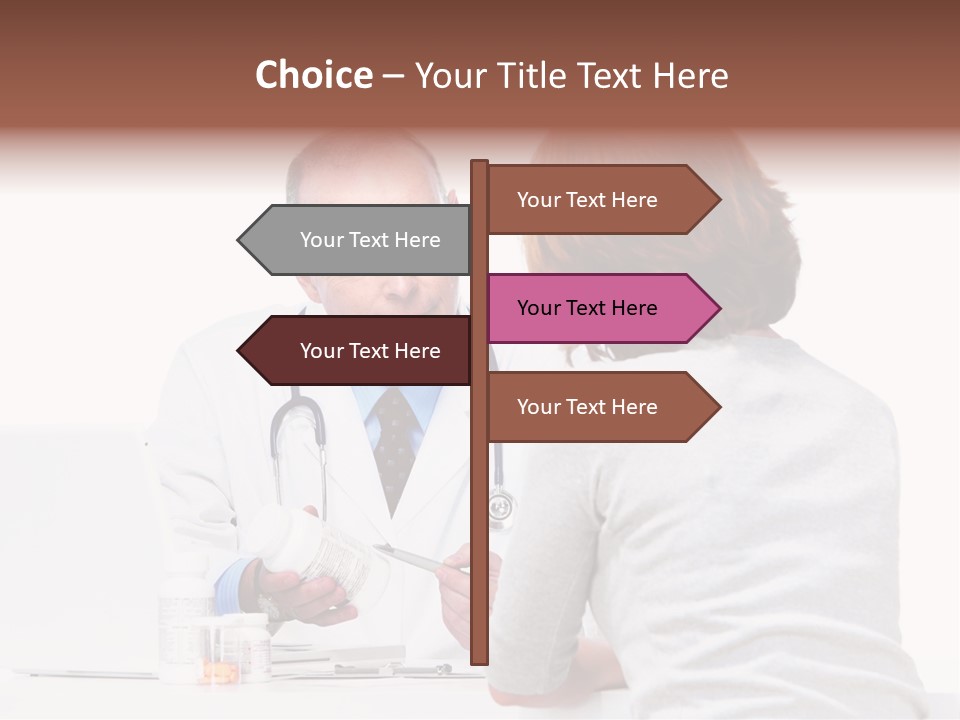 Senior Care Pain PowerPoint Template