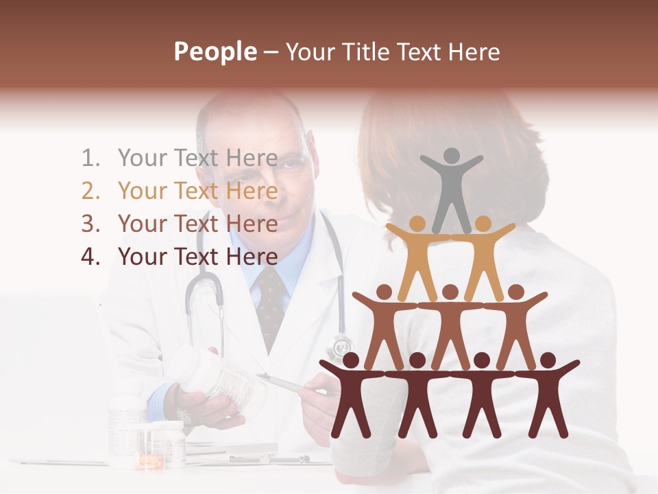 Senior Care Pain PowerPoint Template