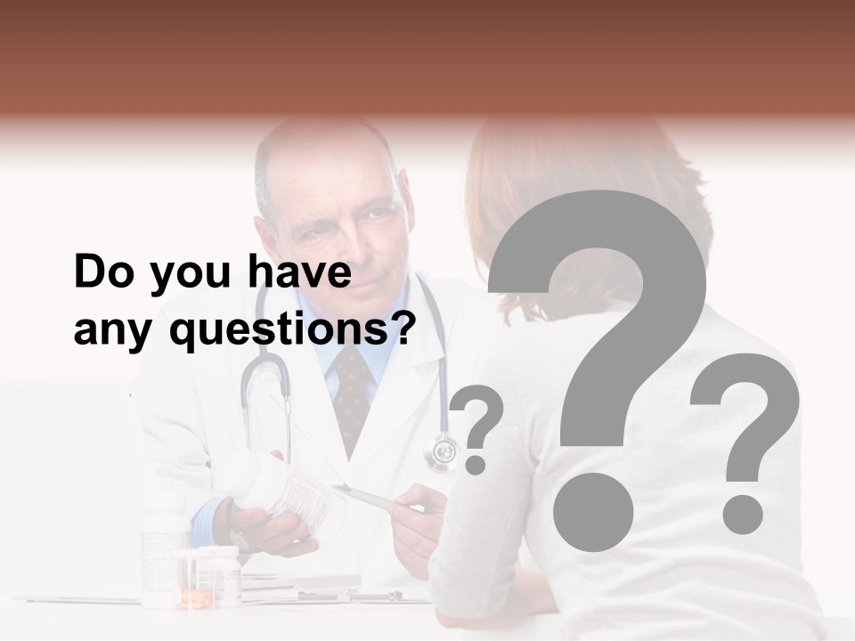 Senior Care Pain PowerPoint Template