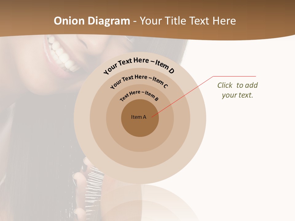 Hair Care Brunette PowerPoint Template