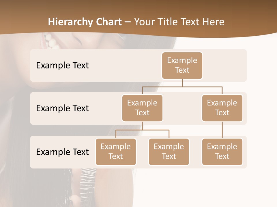 Hair Care Brunette PowerPoint Template