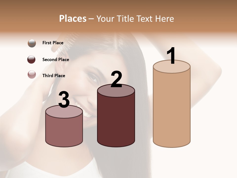 Adult White Lady PowerPoint Template