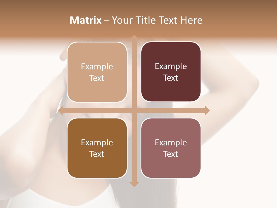 Adult White Lady PowerPoint Template