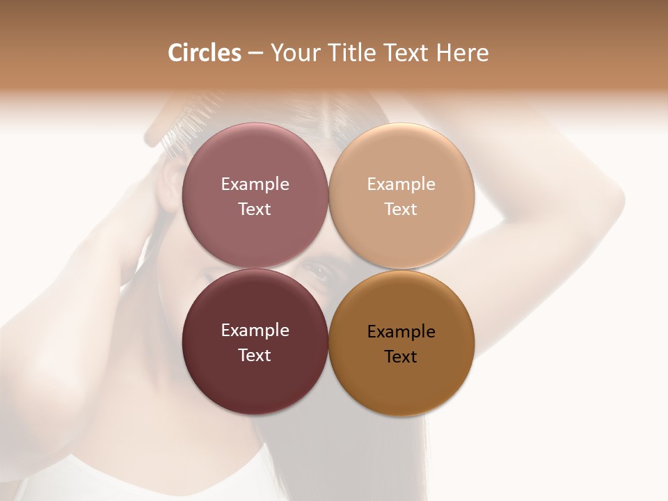 Adult White Lady PowerPoint Template