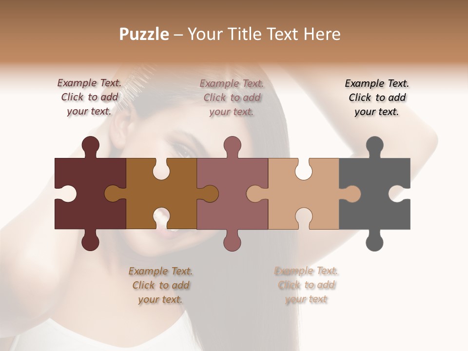 Adult White Lady PowerPoint Template