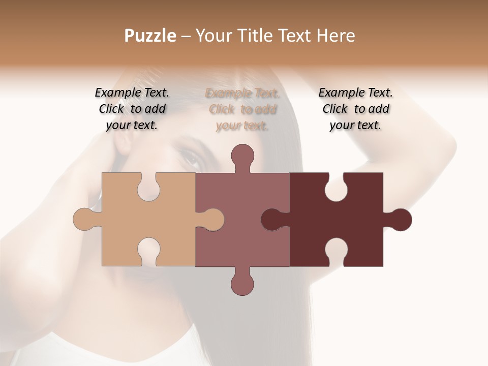 Adult White Lady PowerPoint Template