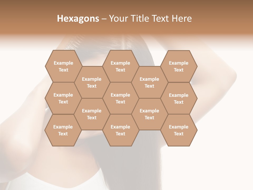 Adult White Lady PowerPoint Template