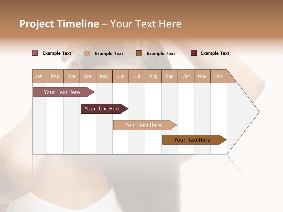 Adult White Lady PowerPoint Template