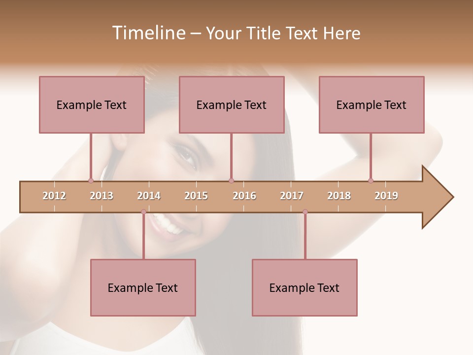 Adult White Lady PowerPoint Template