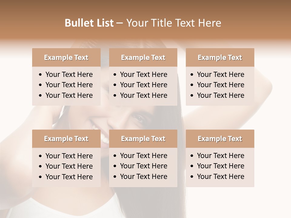 Adult White Lady PowerPoint Template