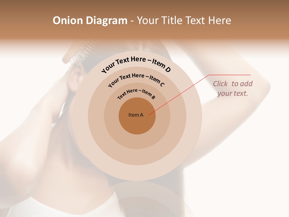 Adult White Lady PowerPoint Template