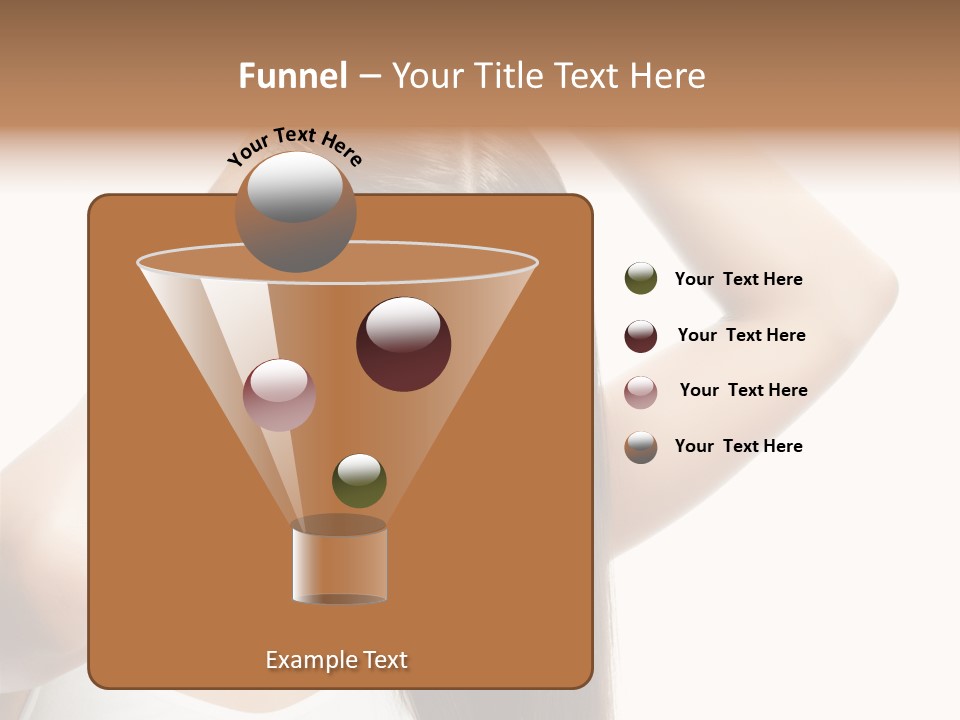 Adult White Lady PowerPoint Template