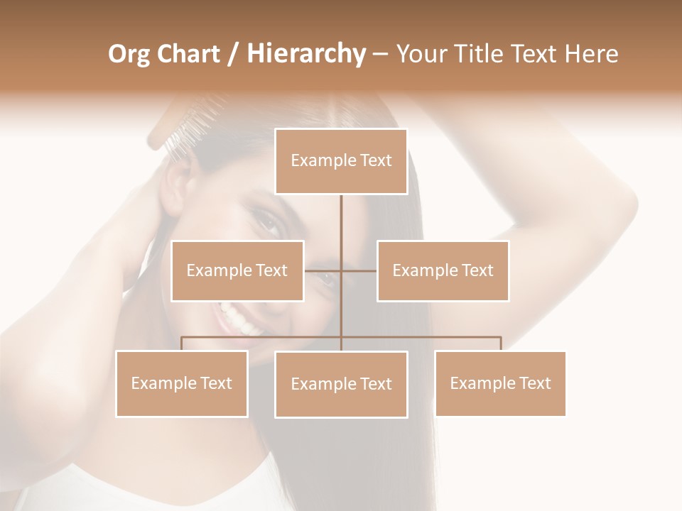 Adult White Lady PowerPoint Template