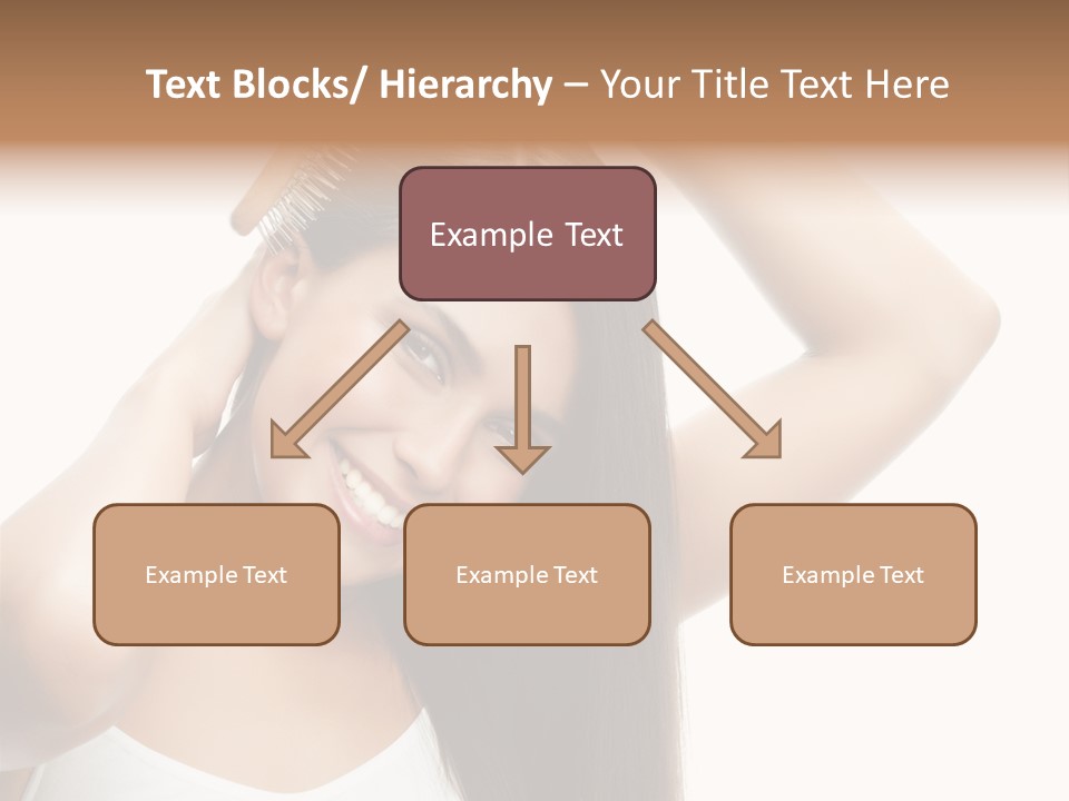 Adult White Lady PowerPoint Template