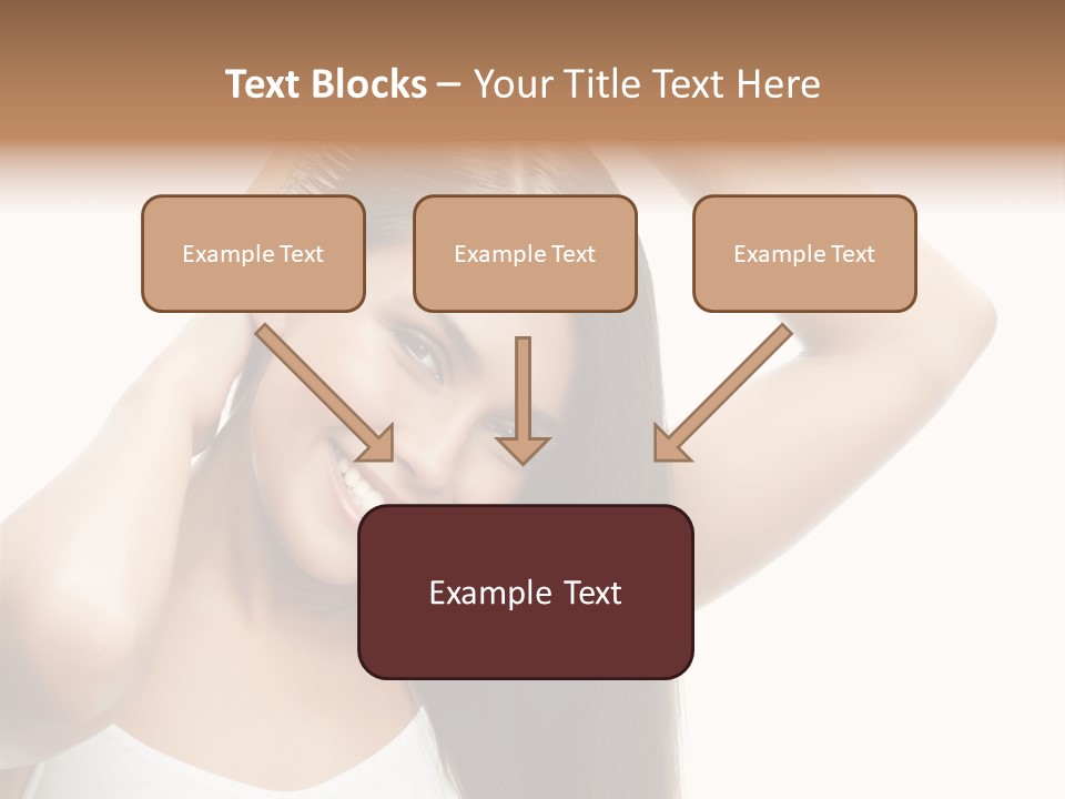 Adult White Lady PowerPoint Template