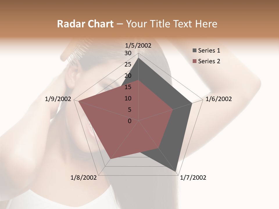 Adult White Lady PowerPoint Template