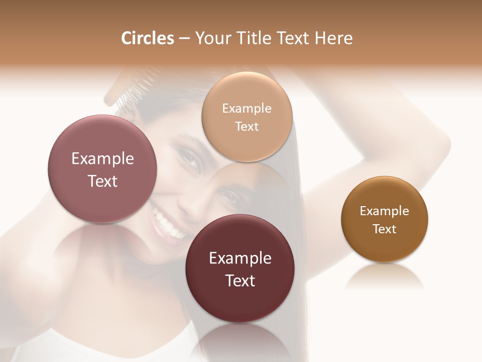 Adult White Lady PowerPoint Template