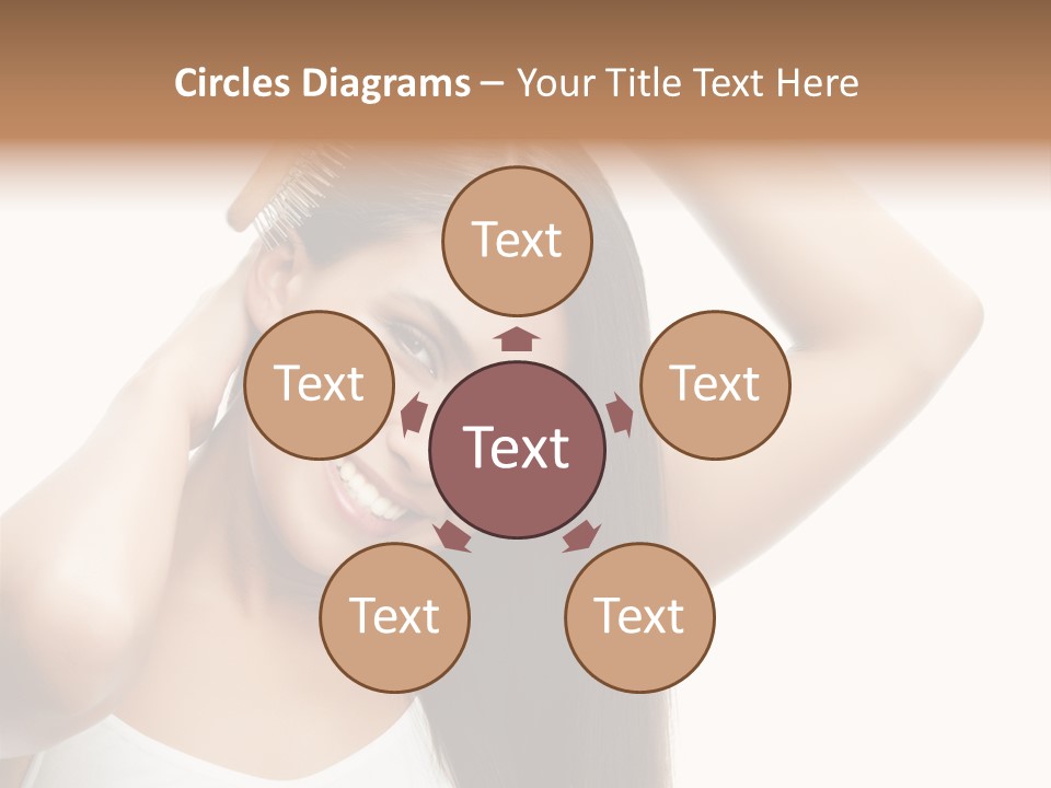 Adult White Lady PowerPoint Template