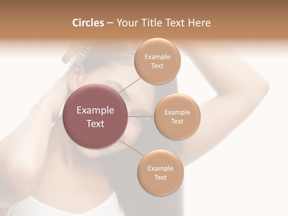 Adult White Lady PowerPoint Template