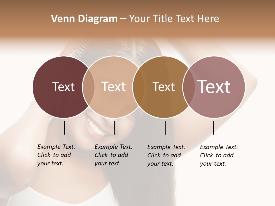 Adult White Lady PowerPoint Template