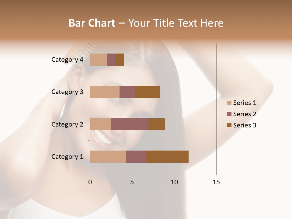 Adult White Lady PowerPoint Template