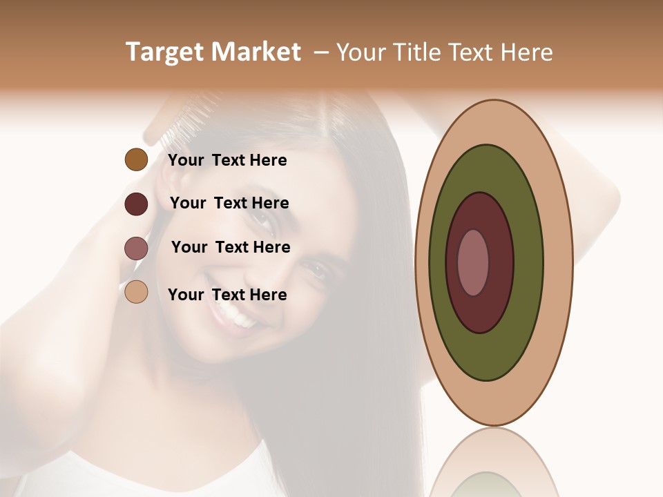 Adult White Lady PowerPoint Template