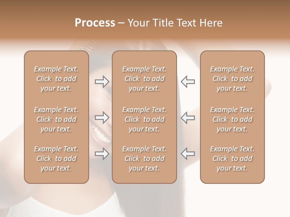 Adult White Lady PowerPoint Template