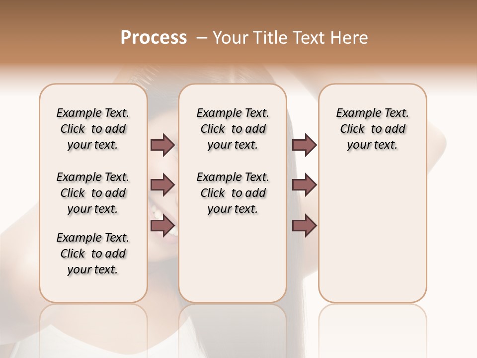 Adult White Lady PowerPoint Template